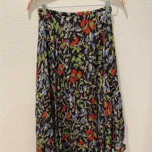 Anthropologie Floral Skirt